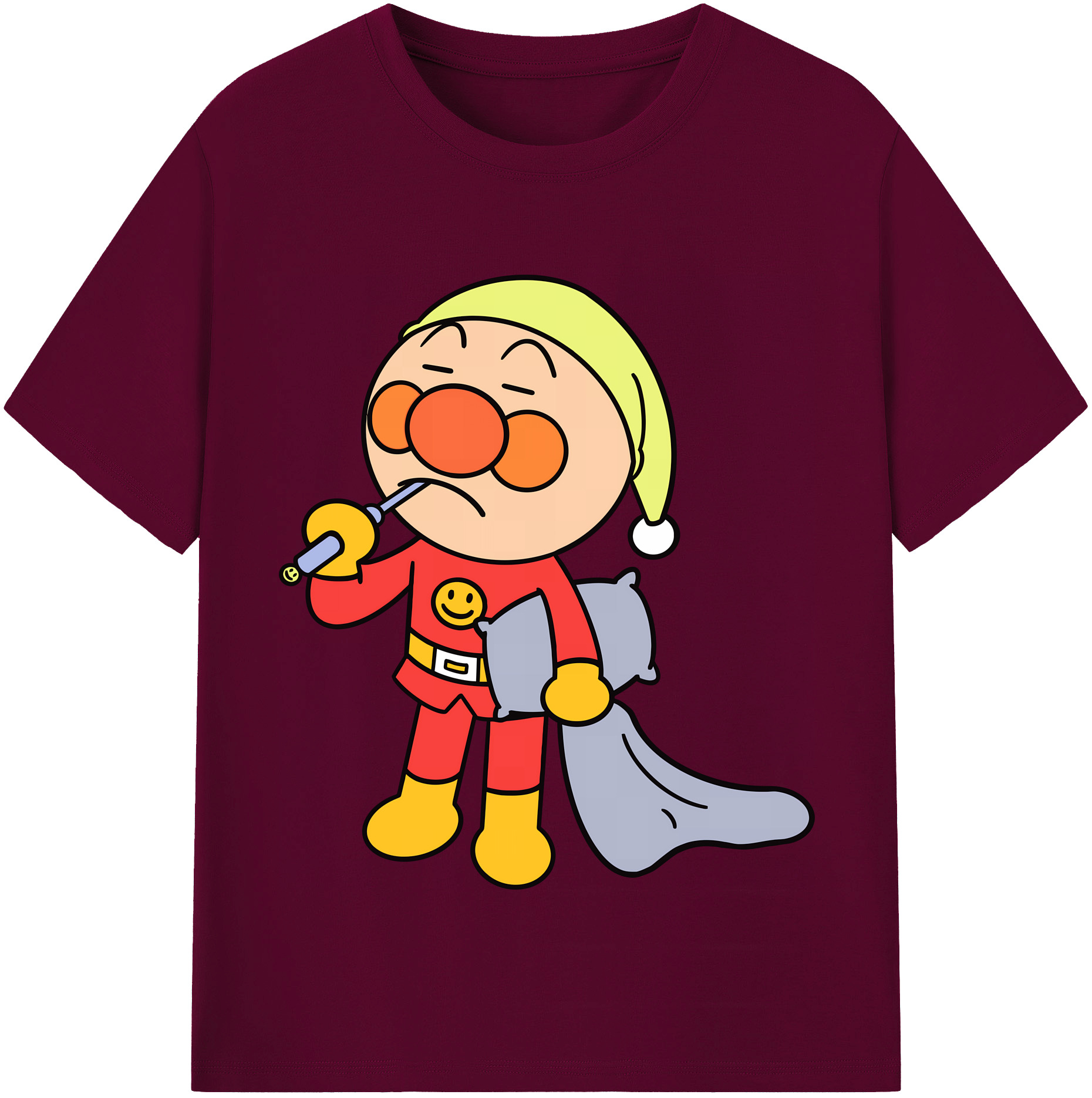 （画像用） アンパンマン Anpanman レディースカジュアルプリントTシャツ（綿100％）